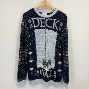 Game of Thrones Ugly Holiday Sweater in Blue, Size XL, Deck the Wall